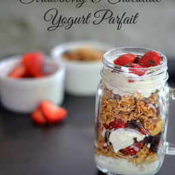 Strawberry & Chocolate Yogurt Parfait