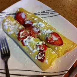 Strawberry Dessert Crapes