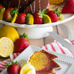 Strawberry Lemonade Bundt Cake