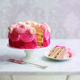 Strawberry Ombré Cake