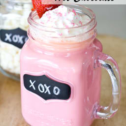 Strawberry White Hot Chocolate