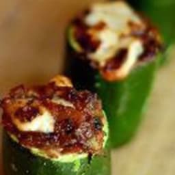 Stuffed Zucchini Cups with Goat Cheese Recipe