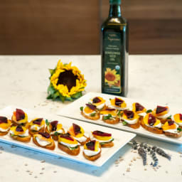 Sunflower Beet Bruschetta