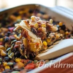 Suz’s Bean Enchilada Bake