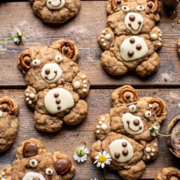 Sweet and Salty Teddy Bear Snickerdoodles