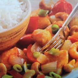 Sweet and Spicy Cashew Chicken