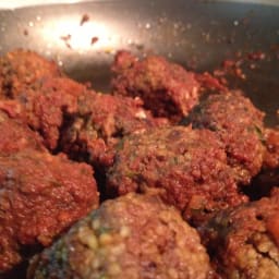 Sweet and Spicy Greek Meatballs