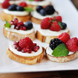 Sweet Berry Bruschetta