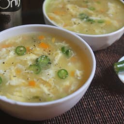 Sweet Corn Egg Drop Soup Recipe