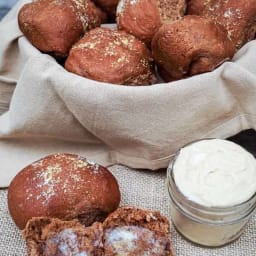 Sweet Molasses Brown Bread Rolls Recipe