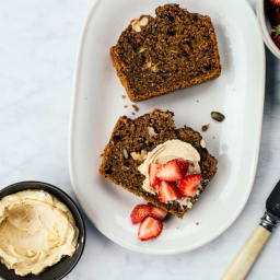 Sweet Potato and Cinnamon Breakfast Bread {Vegan}