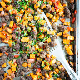 Sweet Potato Hash with Sausage