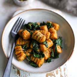 Sweet Potato Pesto Gnocchi 