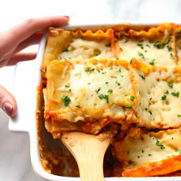 Sweet Potato Spinach Lasagna