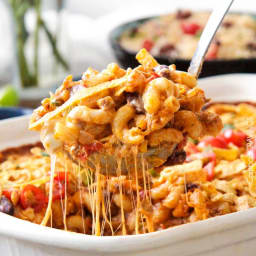 Taco Chili Pasta Bake