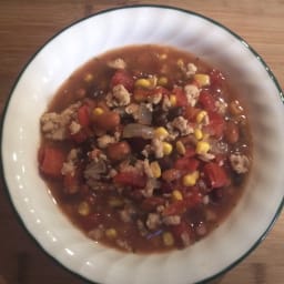 Taco Soup with Ground Turkey