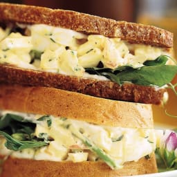 Tarragon Shallot Egg Salad Sandwiches