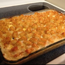 Tater Tot and Hamburger Casserole