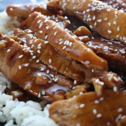 TERIYAKI CHICKEN with Asian flavored quinoa