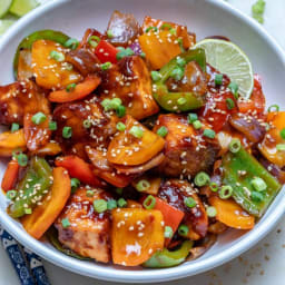 Teriyaki Salmon Stir-fry