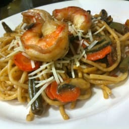 Teriyaki Shrimp Pasta