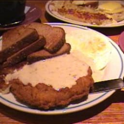 Texas-Style Chicken Fried Steak with Cream Gravy