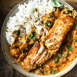 Thai Coconut Salmon Curry