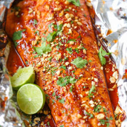 Thai Salmon in Foil