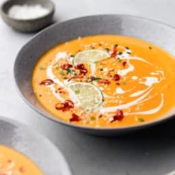 Thai Sweet Potato and Carrot Soup