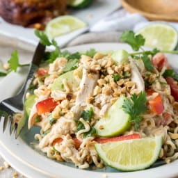 Thai Chicken Pasta Salad