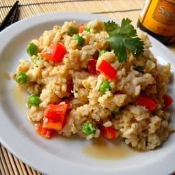 thai peanut rice pilaf