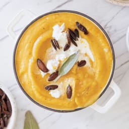 The BEST Spiced Butternut Squash Soup Recipe