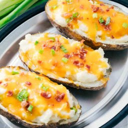 The BEST twice baked potatoes