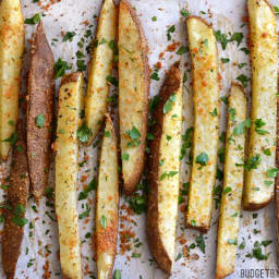 Thick Cut Garlic Parmesan Oven Fries