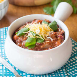 Three Alarm Vegetarian Quinoa Chili