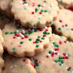 Three Ingredient Shortbread Cookie Dough