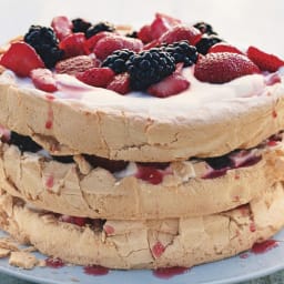 Three-Layer Berry and Brown Sugar Pavlova