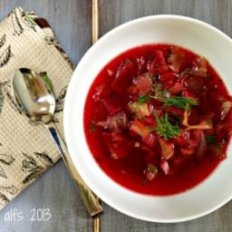 Adapted From Tim’e Borscht Soup