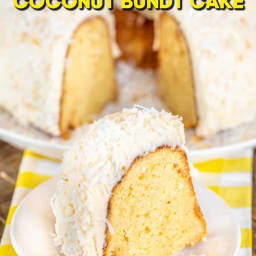 Tom Cruise Cake (White Chocolate Coconut Bunt Cake)