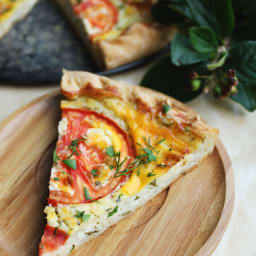 Tomato Basil Quiche