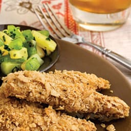 Tortilla Chip-Crusted Chicken