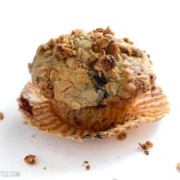 Triple Berry Oat Muffins