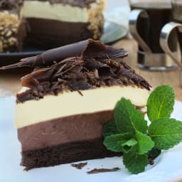 Triple Chocolate Mousse Cake