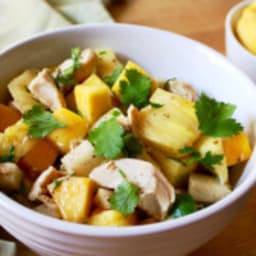 Tropical Salad with Mango, Avocado, and Chicken