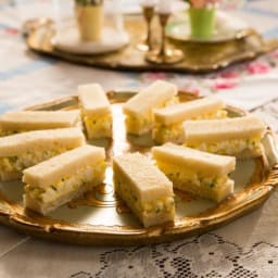Truffled Egg Salad Tea Sandwiches