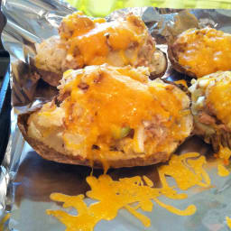 Tuna Stuffed Baked Potatoes