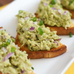 Tuna Avocado Tostadas