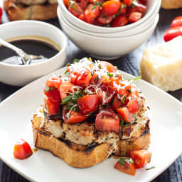 Turkey Bruschetta Burgers