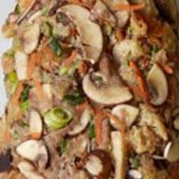 Turkey, Carrot and Mushroom Meat Loaf