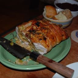 Turkey Roulade with Cornbread and Apple Stuffing